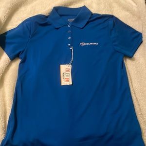 Subaru womens medium polo NEW